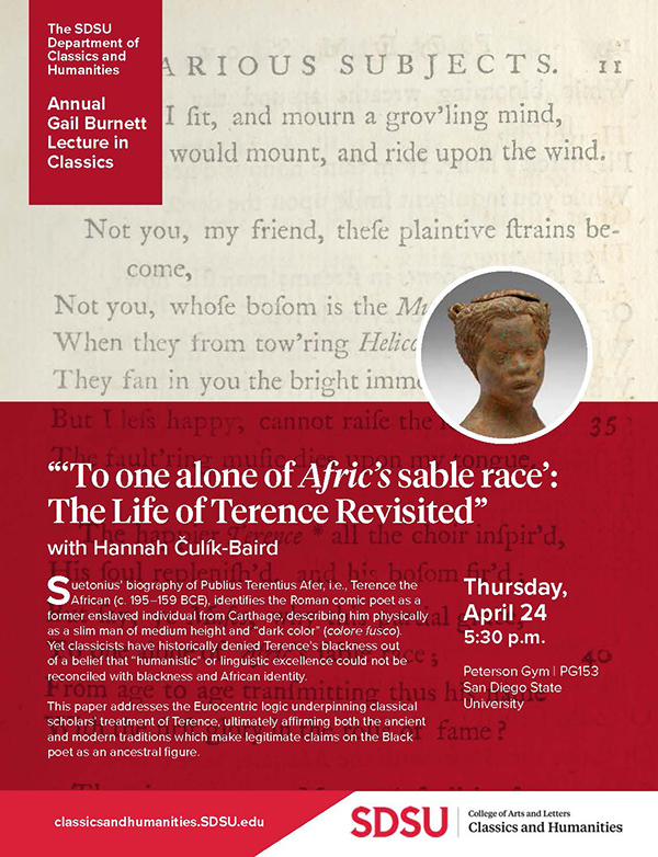 ‘To one alone of Afric’s sable race’: The Life of Terence Revisited